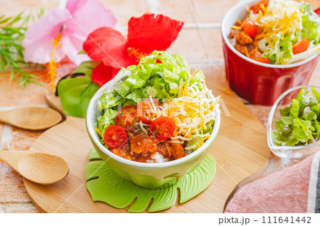 マグカップご飯 タコライス マグカップご飯 タコライス 111641442