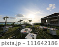 宮古島BBQバーべキュー海空ヤシの木バック 111642186