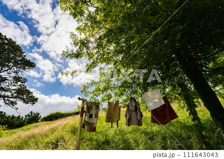 ニュージーランドの洗濯物 111643043