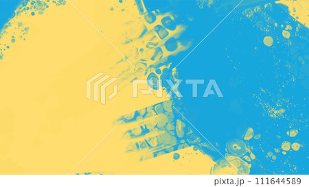 Abstract Blue Yellow paint Background. Vector illustration design Abstract Blue Yellow paint Background. Vector illustration design 111644589