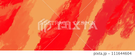 Abstract Red Orange paint Background. Vector illustration design 111644604