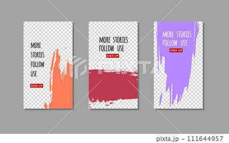 Color ink brush stroke on white background. Color ink brush stroke on white background. 111644957