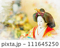ひな祭り　お姫様とお内裏様 111645250