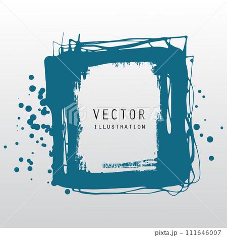 vector splats splashes and blobs of blue ink paint in different shapes drips vector splats splashes and blobs of blue ink paint in different shapes drips 111646007