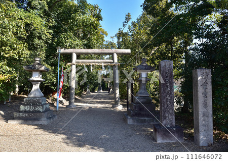 枚方市・交野天神社の第一の鳥居 111646072