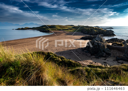 Island Ynys Llanddwyn At Newborough Beach At The Atlantic Coast Of North Wales, United Kingdom 111646463