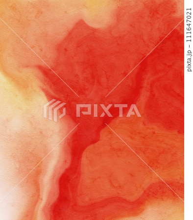 Abstract red watercolor paint background. Vector illustration 111647021