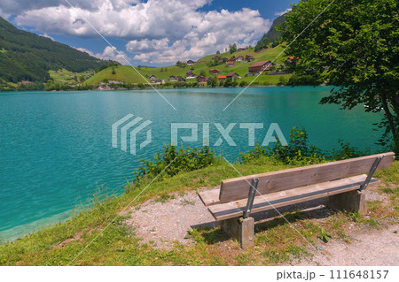 Swiss village Lungern, Switzerland 111648157