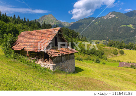 Swiss village Lungern, Switzerland Swiss village Lungern, Switzerland 111648188