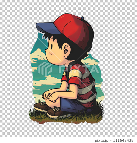 Captivating Earthbound sticker featuring the Earth. 111648439