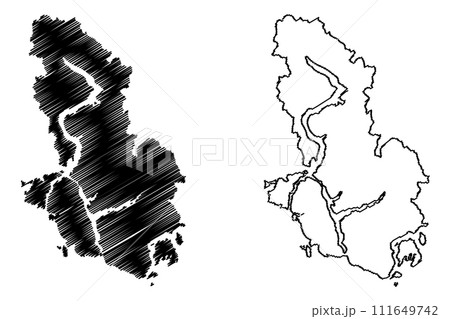 Sunshine Coast Regional District (Canada, British Columbia or BC Province, North America) map vector illustration, scribble sketch Sunshine Coast map Sunshine Coast Regional District (Canada, British Columbia or BC Province, North America) map vector illustration, scribble sketch Sunshine Coast map 111649742