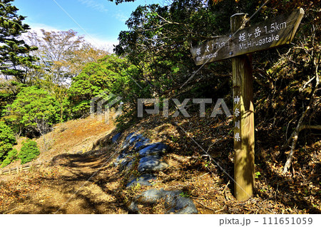 丹沢山地 丹沢主脈の地蔵岳山頂 丹沢山地 丹沢主脈の地蔵岳山頂 111651059