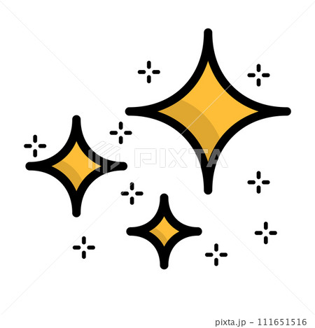 キラキラ・輝き。ベクター。 キラキラ・輝き。ベクター。 111651516