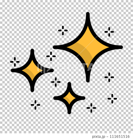 キラキラ・輝き。ベクター。 キラキラ・輝き。ベクター。 111651516