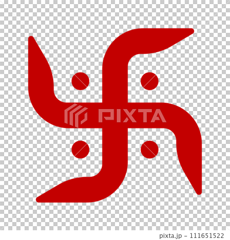 Modern Hindu 卐 icon. vector. 111651522
