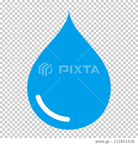 Water drop icon. Droplet icon. vector. 111651526