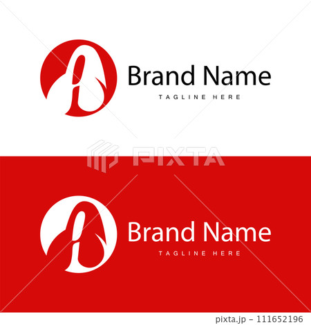 Letter a logo with simple style. Illustration of a luxury product brand template 111652196