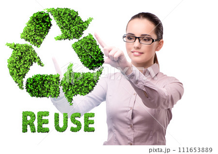 Recycling logo with ecology concept Recycling logo with ecology concept 111653889