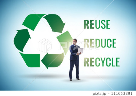Recycling logo with ecology concept 111653891