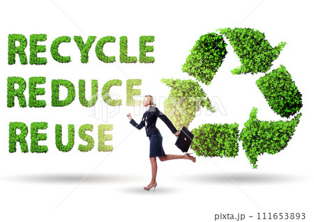 Recycling logo with ecology concept 111653893