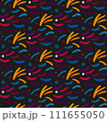 Seamless pattern with colorful abstract shapes 111655050