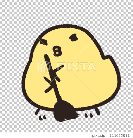 小雞用掃帚清潔 111655051