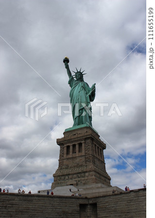 Beautiful view of American symbol Statue of Liberty - New York, USA Beautiful view of American symbol Statue of Liberty - New York, USA 111655199