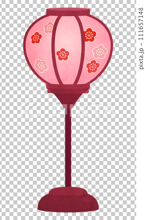 ひな祭りのぼんぼりのイラスト 111657148