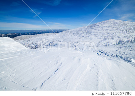 森吉山冬の絶景　秋田県 111657796