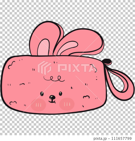 The illustration of pencil case The illustration of pencil case 111657799