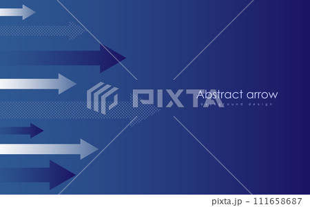 スタイリッシュな矢印の背景デザイン 111658687