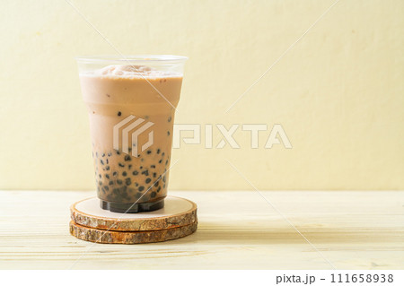 Taiwan milk tea with bubbles Taiwan milk tea with bubbles 111658938