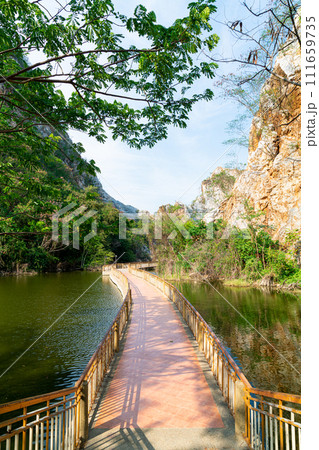Khao Gnu Stone Park in Thailand Khao Gnu Stone Park in Thailand 111659735