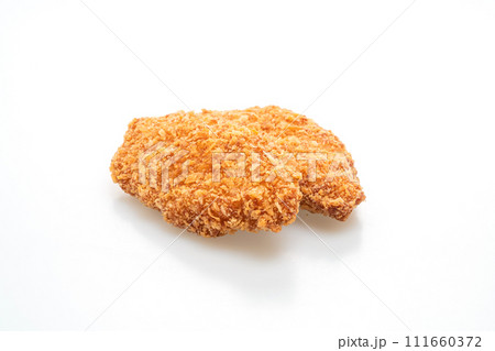 fried chicken breast fillet steak fried chicken breast fillet steak 111660372