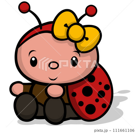 Sitting Ladybug for Young Children 111661106