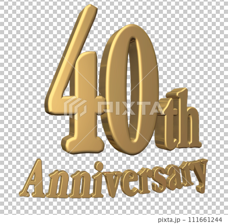 3DCG角色「40週年/40週年」金、金 111661244