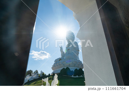Wat Huay Pla Kang in Chiang Rai, Thailand 111661704