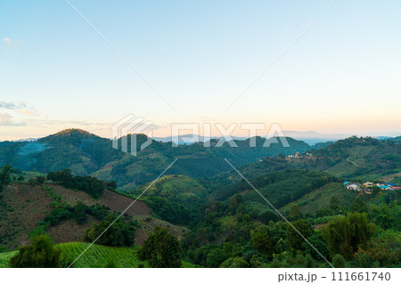 beautiful mountain hill with sky beautiful mountain hill with sky 111661740