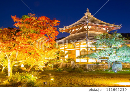 鹿王院　紅葉 111663259