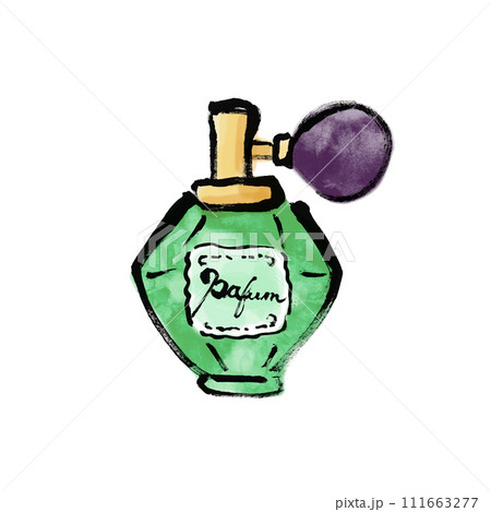 香水の手描きイラスト 111663277