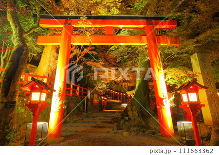 貴船神社　紅葉 111663362