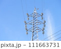 高圧電線鉄塔 111663731