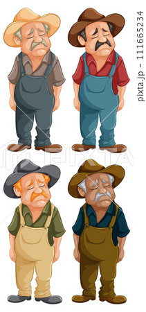 Expressions of an Elderly Gentleman 111665234