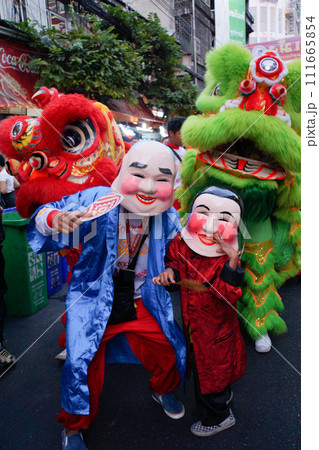 New Year, Bangkok China Town, Yaowarat, Thailand 111665854