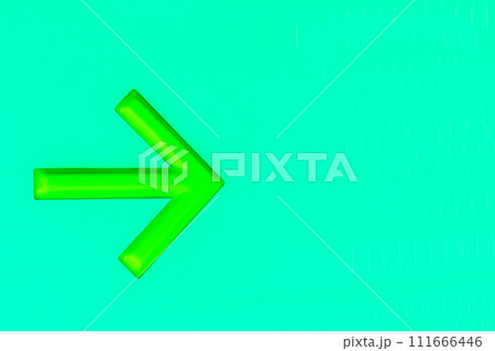 Emerald banner with a green arrow indicating the direction for your events Emerald banner with a green arrow indicating the direction for your events 111666446