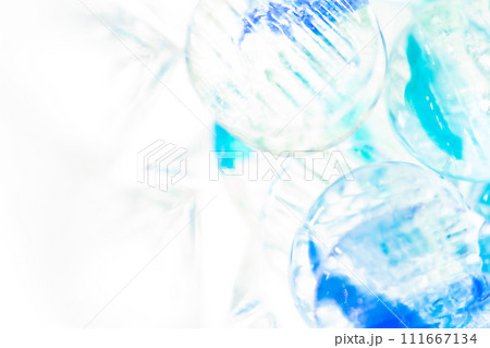 おはじき・爽やか 背景素材 111667134