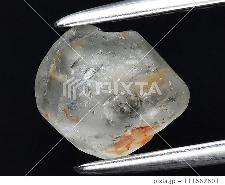 natural light purple sapphire gem on the background natural light purple sapphire gem on the background 111667601