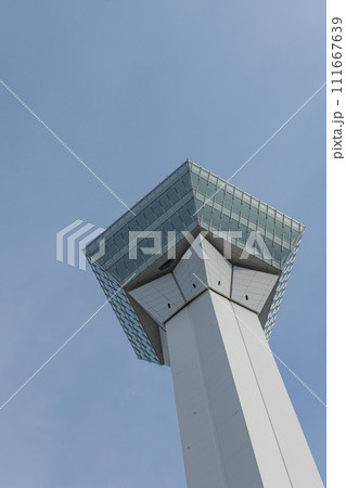 日本　北海道函館市にある五稜郭タワー 111667639
