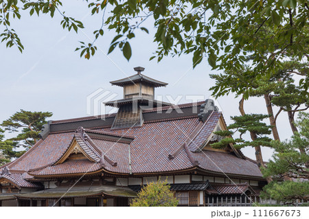 日本 北海道函館市にある五稜郭公園内の箱館奉行所 日本 北海道函館市にある五稜郭公園内の箱館奉行所 111667673