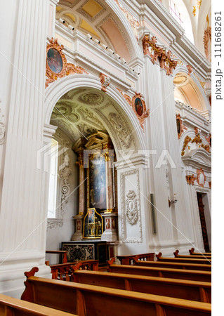 Interior of Jesuit church in Lucerne, Switzerland 111668261
